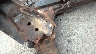 Rusted subframe