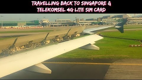Soekarno–Hatta International Airport Terminal 2 & Telkomsel SIM | Travel Vlog Jakarta, Indonesia