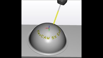 KevCAM Night School - Simultaneous 5 Axis Milling -  Projection