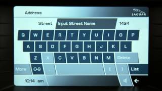 How to use the navigation operations in the 2013 Jaguar XK