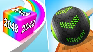 Jelly Run 2048 vs Going Balls - New Update - All Levels Gameplay Walkthrough (Android iOS) screenshot 5