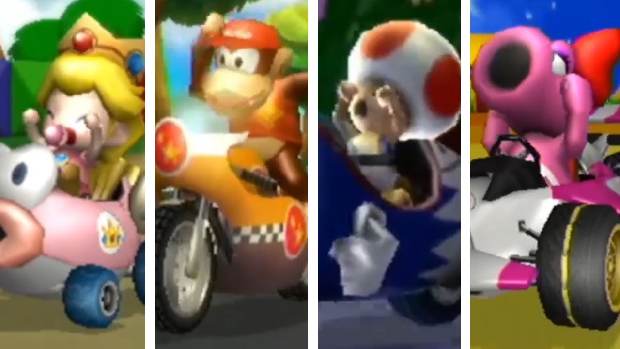 Mario Kart Wii Custom Tracks - All Characters Losing Animations (8th Place)