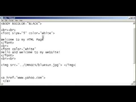 How to add images to an HTML page - YouTube