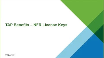 TAP NFR License Keys