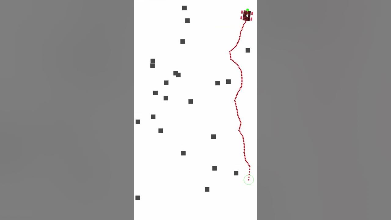 Autonomous Car simulated with Python #python #selfdriving #pathplanning ...