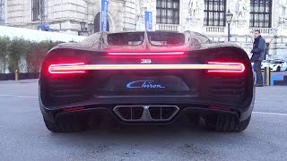 Bugatti Chiron  SOUND  Start Up & LOUD Revs!