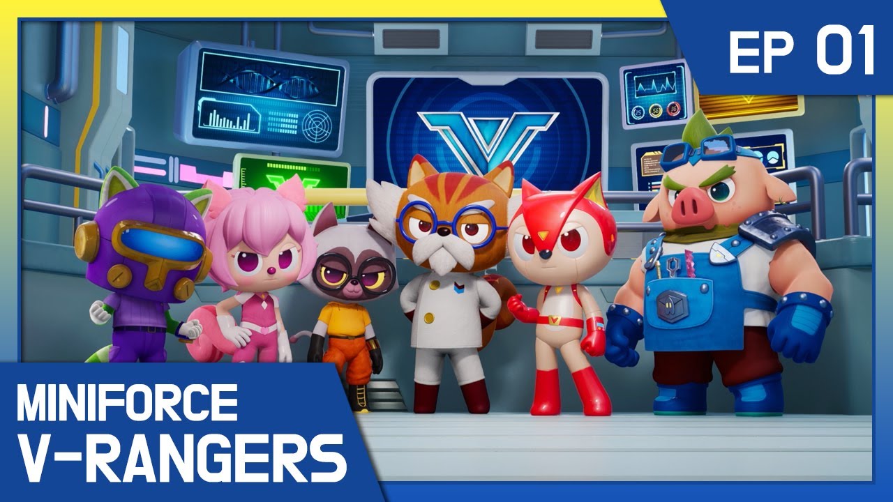 [Miniforce V-Rangers] ️ Ep.01 Meet the V-Rangers - YouTube