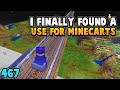 I Found A Use For My 1000m of Minecart Track (467)