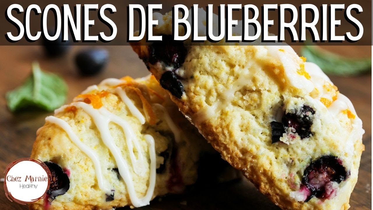 Cómo hacer los mejores SCONES de BLUEBERRIES fácilmente