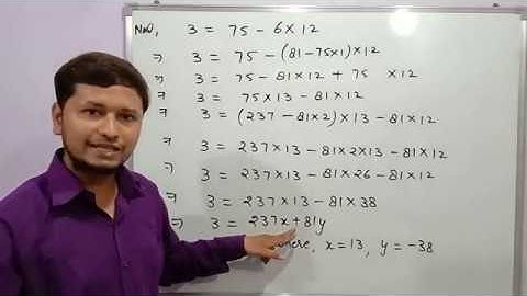 Class 10 express hcf as a linear combination of two numbers