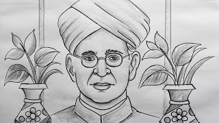 Dr.sarvepalli radhakrishnan drawing easy from No.10,how to draw sarvepalli radhakrishnan, screenshot 2