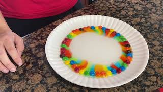 M and M Rainbow 🌈 Science Experiment