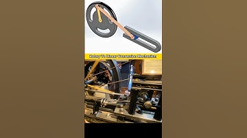 Rotary to Linear Motion Conversion | Simple Mechanism Explained in Engineering Animation #speedsong