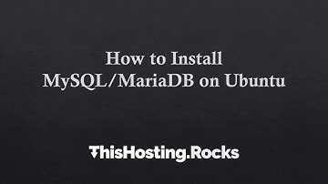 How to Install MariaDB or MySQL on Ubuntu