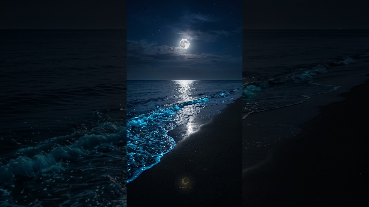 Deep Mulk Deep Sleep Quran | Surah Al-Mulk & Bioluminescent Midnight Ocean - YouTube