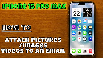 How to Attach Pictures/Images/Videos To An Email iPhone 15 Pro Max