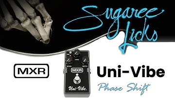MXR Univibe Vibrato Pedal Guitar Video Demonstration