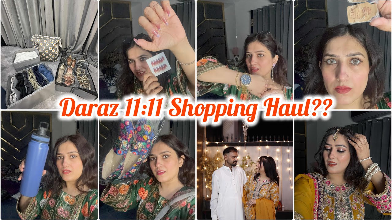 Daraz Huge Shopping Haul | Organizer, Eye lenses , Watch & Sunglasses, kitchen gadgets 
