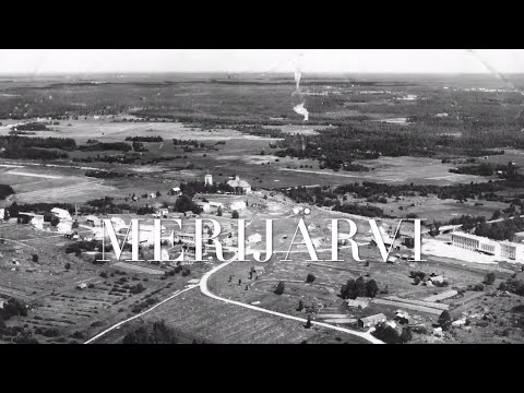 In this short aerial comparison, the creator places a recent drone image of Merijärvi's centre beside and over a 1959 photograph taken from the same viewpoint. The description highlights how the village street changed over six decades, making the film a quick visual companion to a walk through the church village. It is a personal before-and-after comparison, not a full architectural inventory or a substitute for the municipality's heritage records.