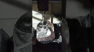 Incredible Machining on Titanium Aerospace Part .5 Axis Machining Metal & Aluminium Aerospace