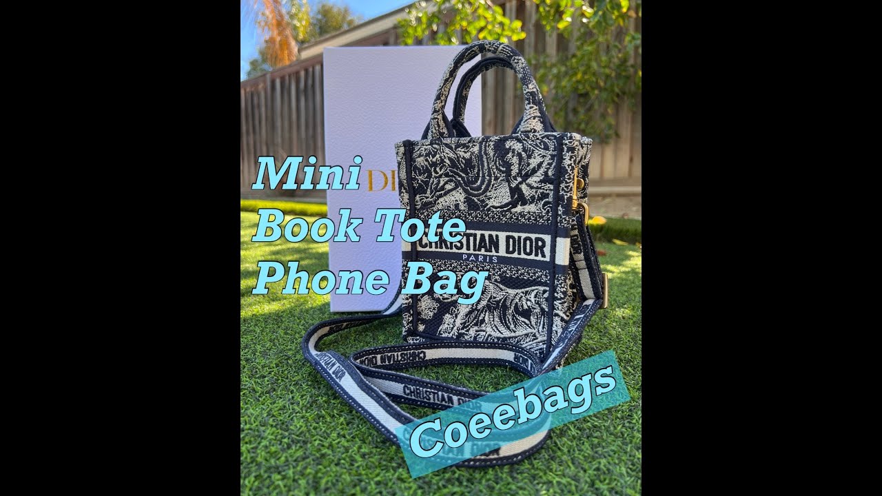 Coeebags Unboxing Book Tote Phone Bag and what fits and Comparison