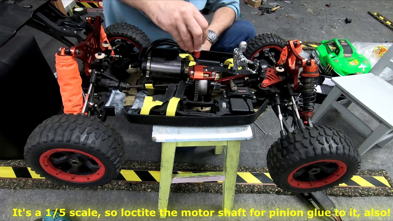 Losi Racing 5IVE-B (Rovan 320 SLT) Brushless BUILD - YouTube