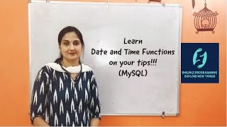 Date and Time functions for class 11 and 12 Informatics Practices and Computer Science of MySQL