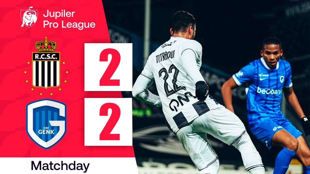 Sporting Charleroi vs Genk 2-2 Highlights Goals | Pro League 2025 | genk sporting charleroi