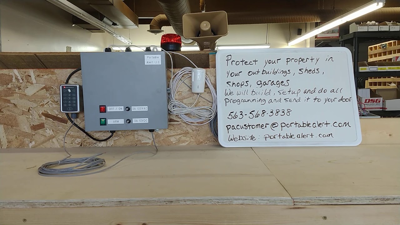 Building alarm system - YouTube