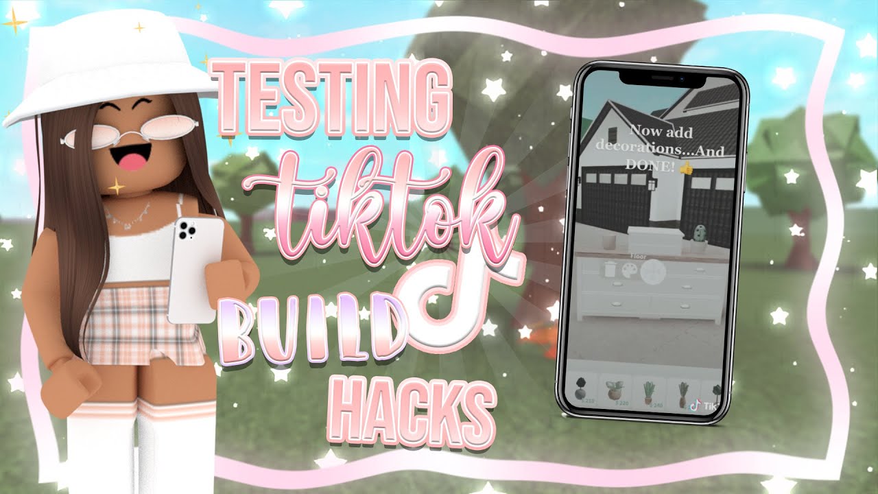 testing TIKTOK BUILD HACKS 300 sub special! (read desc) || Artsy Bloxx ♡✨💖