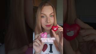 hello kitty makeup #makeup #hellokitty #pinkaesthetic #pink #kbeauty #sanrio