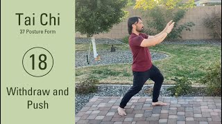 18. Withdraw and Push | Tai Chi 37 Posture Form