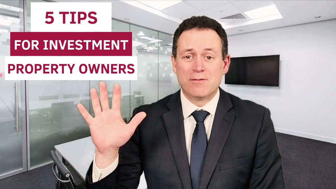 5 Tips for Investment Property Owners YouTube