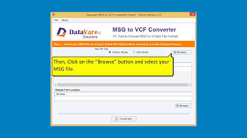 How to Convert MSG to VCF with Some Easy Steps?
