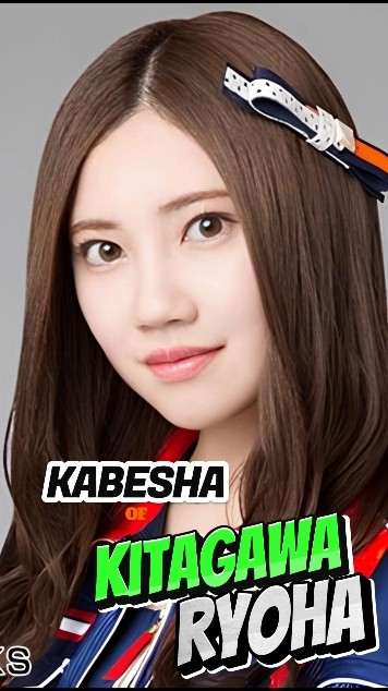 SKE48 Kitagawa Ryoha (Kabesha) - Generated by AI | Idol 48 #AKB48 #idol #anime