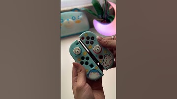 the cutest switch case 🐻#nintendoswitch #gamingaccessories #shorts #asmrsounds