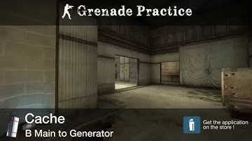 Grenade Practice : Cache Smoke  - B Main to Generator