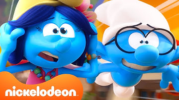 Smurfs Causing Mayhem for 90 Minutes Straight 😵‍💫 | @Nicktoons