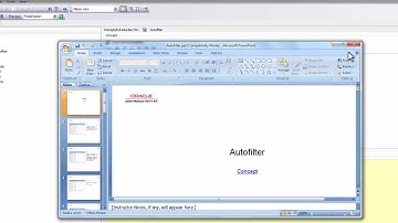 Previewing Your Content in UPK, Oracle Applications Training