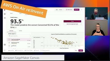 AWS re:Invent 2021: AWS On Air ft. Amazon SageMaker Canvas | AWS Events