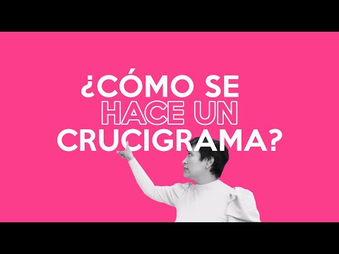 Video: Redactar Un Crucigrama