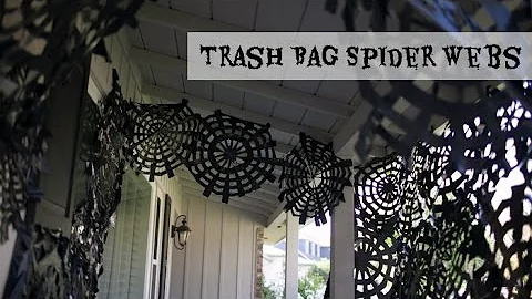 Trash Bag Spider Webs