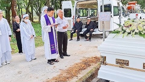 Tang lễ ông Nguyễn Văn Hồng gia đình tiếc thương đưa tiễn tại hoa viên BD.