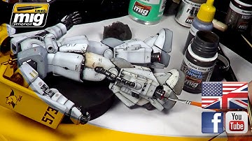 ACCUMULATED DIRT ON A ZAKU HOW TO BY MIG JIMENEZ