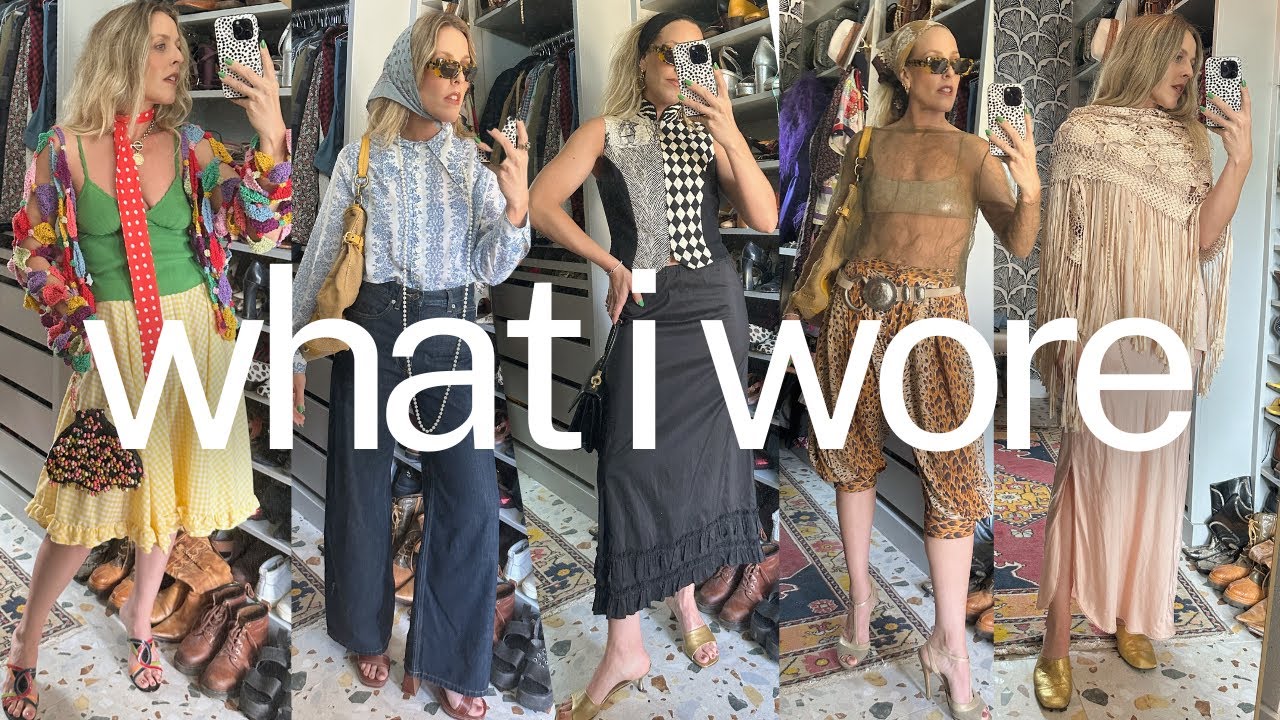 WHAT I WORE JUNE/ 5 DAYS, 5 OUTFITS