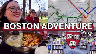 a day in the life of a harvard student: ADVENTURES IN BOSTON 🏙️