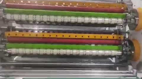 The lowest price fully automatic BOPP tape slitting and rewinding machine