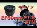 新発売・キヤノン EF50mm F1.8STMの話 vs 神レンズ・へた写真付き