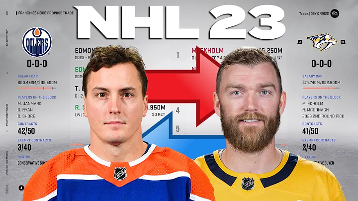 NHL 23 - BARRIE FOR EKHOLM TRADE SIMULATION