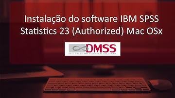 Instalando o software IBM SPSS Statistics 23 (Authorized) Mac OSx